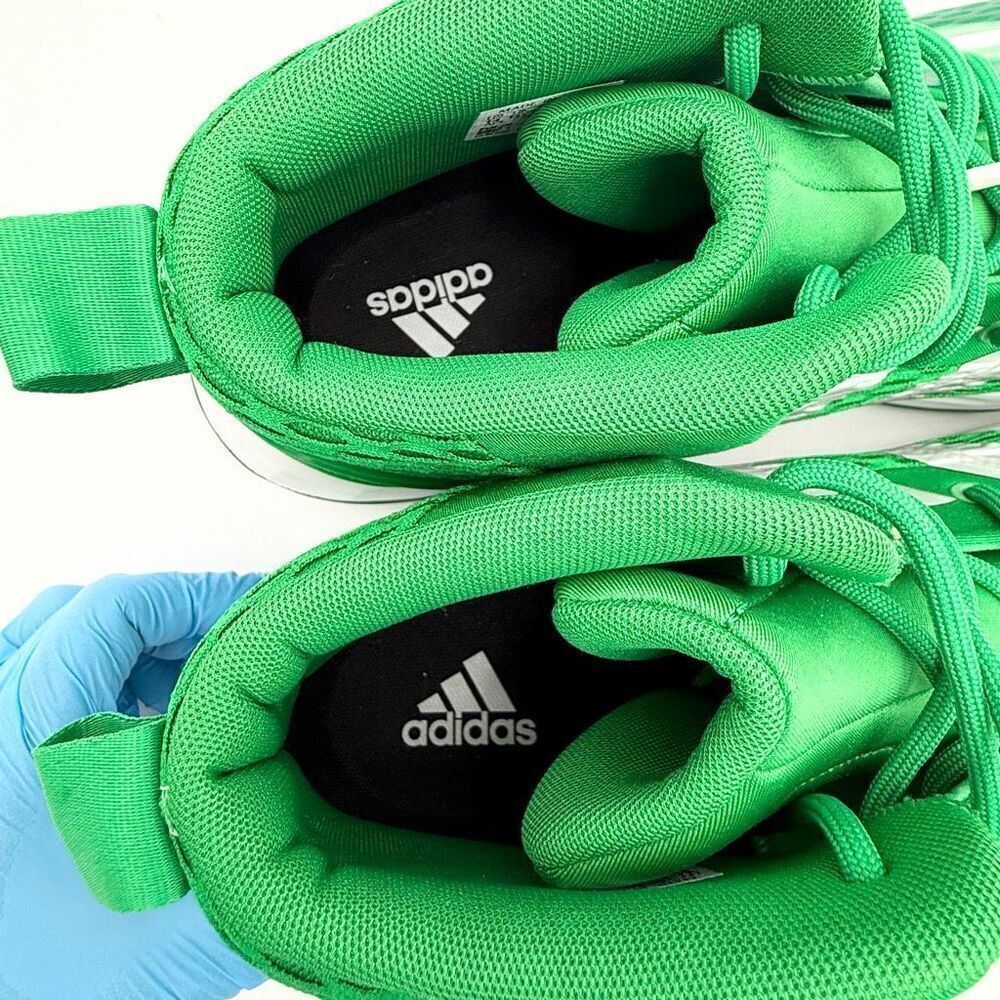 Adidas SM Exhibit A Mid Basketball Sneakers in Green White Lace Up - US Men’s Si - Picture 13 of 16